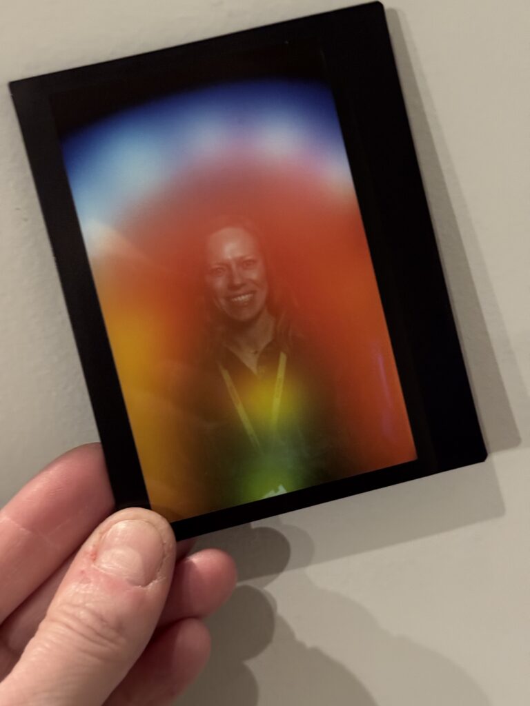 An aura photo of jessie the founder of WE EVENTs